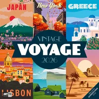Ackermann Vintage Voyage Broschürenkalender 2026 - 30x30 - Art12
