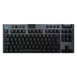 Logitech G915 X LIGHTSPEED TKL, Clicky-Switches, Schwarz, Tri-Mode-Konnektivität, KEYCONTROL, mechanische GL-Schalter und LIGHTSYNC RGB