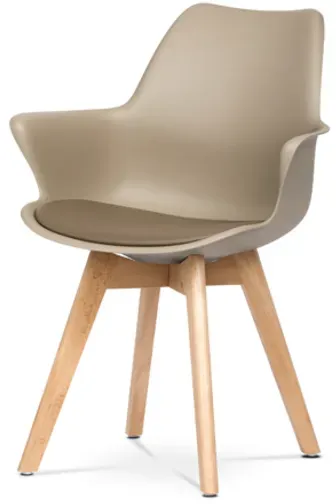 Autronic Esszimmerstuhl Kunststoff beige CT-771 CAP