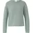 Comma, Longpullover Strukturierter Strickpullover Grün 34