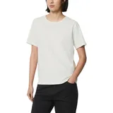 Marc O'Polo Denim Damen, T-Shirt aus Bio-Baumwolle Regular Fit, weiß (egg White), XL