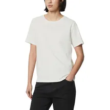 Marc O'Polo Denim Damen, T-Shirt aus Bio-Baumwolle Regular Fit, weiß (egg White), XL