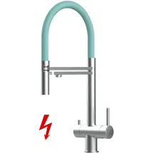 VIZIO Niederdruck 3 Wege Wasserhahn Küchenarmatur Türkis