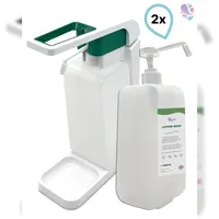 Blanc HYGIENIC Hebelspender 1.000ml Weiß/Grün