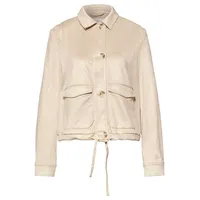STREET ONE Damen Jacke aus Velours mit Knopfleiste - 44