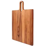 Teakhaus Bistro Servierbrett Teakholz 1 47 x 36 cm Braun