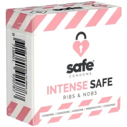 «Intense Safe» anregende Kondome für intensive Sicherheit (5 Kondome) 5 St