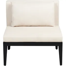 Beliani Lounge Set 3-teilig rechts zertifiziertes Akazienholz Hellbeige