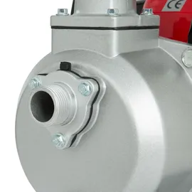 Eberth Wasserpumpe 2PS 12.000l/h 17,5m Förderhöhe 1 Zoll Anschluss 2-Takt-Motor mit 7m Ansaughöhe