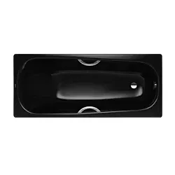 Kaldewei Saniform plus star Badewanne 133034010701 140x70cm, Vollantislip, schwarz