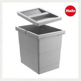 HAILO Einbaumülleimer 6,5 l Grau
