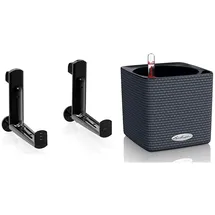 LECHUZA Cube Color Komplettset 14 x 14 x 14 cm schiefergrau