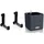 LECHUZA Cube Color Komplettset 14 x 14 x 14 cm schiefergrau