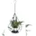 DanDiBo Ambiente Blumenampel 34 x 82 x 34 cm Schwarz