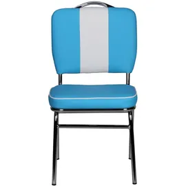 KADIMA DESIGN Retro Esszimmerstuhl, 50er-Jahre Diner Style, bequeme Polsterung, verschiedene Farben