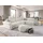 sit&more Ecksofa SIT & MORE "Cadabra L-Form", beige (creme), B:356cm H:80cm T:292cm, Samtoptik (100% Polyester);Soft clean (98% Polyester, 2% Polyamid);Struktur fein (100% Polyester), Sofas, Ecksofa, Breite 356 cm, mit Sitztiefenverstellung