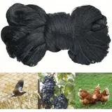 15 M X 15 M Schwarzes Vogelschutznetz, Hochbelastbares Vogelschutznetz, Netz Für Volieren Und Hühnerställe, Vogelschutznetz, Schutznetz Für Gemüsegärten Und Obstplantagen