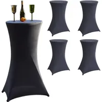 Baumarktplus TRUTZHOLM 5er Set) Stehtischhusse 60 cm Farbe nach