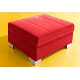 INOSIGN Hocker »Turah mit moderner Steppung«, passend zur Serie, B/T/H: 85/61/40 cm, auch in Leder rot