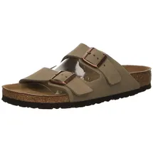 Birkenstock Arizona Weichbettung Veloursleder schmal taupe 36