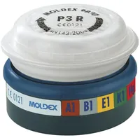 MOLDEX Kombifilter A1B1E1K1Hg P3 RD, für Serie 7000 + 9000, EasyLock®, organische Gase, anorganische Gase, Saure Gase, Ammoniak, Schwefeldioxid, Quecksilber und Partikel