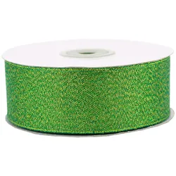 Creativery 32m Rolle Lurexband 38mm Netzband Glitzerband Dekoband Weihnachten Hochzeit Geschenkband Schleifenband Zierband Weihnachten Weihnachtsband