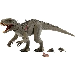 Jurassic World Hammond Collection Indominus Rex Deluxe Bewegliche Actionfigur groß, austauschbare Krallen und Ortungsimplantat, JKG98