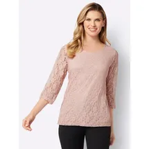 Sieh an! Spitzenshirt Beige 50