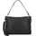 Plevier Structure Millau Schultertasche Leder Schwarz