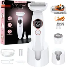 Houpoo 3-In-1 Intimrasierer für Frauen Weiß