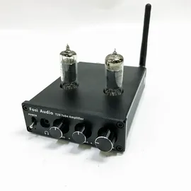 Fosi Audio T20 Röhrenverstärker Valve Amplifier, 2-Kanal Class D Endstufe Bluetooth Mini Kopfhörer Verstärker, 6A2 Vakuumröhren für Lautsprecher