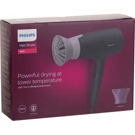 Philips 3000 Series Haartrockner BHD351/10 Schwarz/Grau