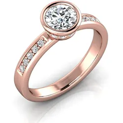 Verlobungsring VR30 750er Rotgold - 8093