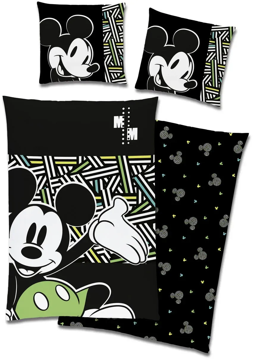 Micky Mouse Bettwäsche - B/L ca. 135,00x200,00