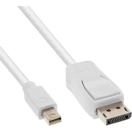 InLine Mini DisplayPort zu DisplayPort Kabel 1,5m Weiß
