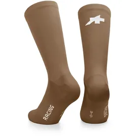 Assos Racing Socks S11 Fahrradsocken 2 Braun 39-42