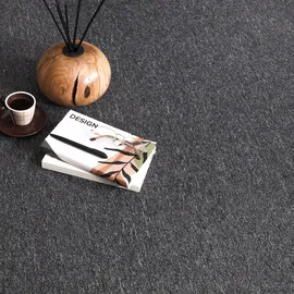 Paco Home Teppich Wohnzimmer Schlafzimmer Kurzflor Waschbar Melierte Optik Einfarbig Weich 160x220 cm, Anthrazit