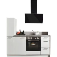 kochstation Küchenzeile Scafa 180 cm weiß