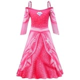 Lito Angels Meerjungfrau Prinzessin Arielle Kostüm Kleid Verkleidung für Mädchen Kinder, Größe 9-10 Jahre 140, Pink