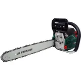 Parkside Benzin-Kettensäge Benzin Kettensäge PBKS 53, 2,72 PS, max. 22,1 m/s, 52 cm Schwertlänge grün