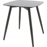 Essentials Pedro Gartentisch 76 x 70 x 70 cm Wenge-Schwarz Ceramic