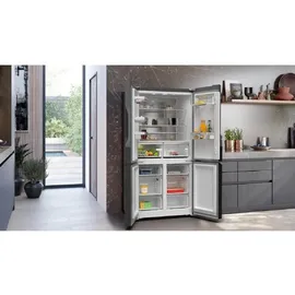Bosch KFI96AXEA Serie 6 French Door (574 l, 1830 mm hoch, Schwarz)