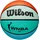 Wilson WNBA DRV Bright Basketball Orange/Türkis 6