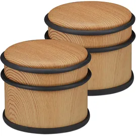 Relaxdays Türstopper Braun 9 cm