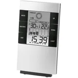 Hama LCD-Thermo-/Hygrometer TH-200 00186379 (schwarz/silber) Thermometer-Hygrometer
