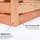 Mega-Holz Hochbeet Rhombus XL 232 x 80 x 73 cm Lärche