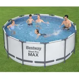 BESTWAY Steel Pro MAX Swimmingpool-Set Rund 366x122 cm