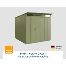 Hörmann Gerätehaus Elegant-P 2,38 x 2,38 m Schilfgrün