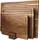 Relaxdays Schneidebrett Set 3-tlg. Akazienholz 40 x 30 cm Braun