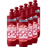 SCHAUMA 5&5 Farbschützende Multitalent-Kur (9x 300 ml), Haarmaske repariert das Haar intensiv, Haarkur für Farbschutz & Splissversiegelung, für coloriertes, getöntes oder gesträhntes Haar